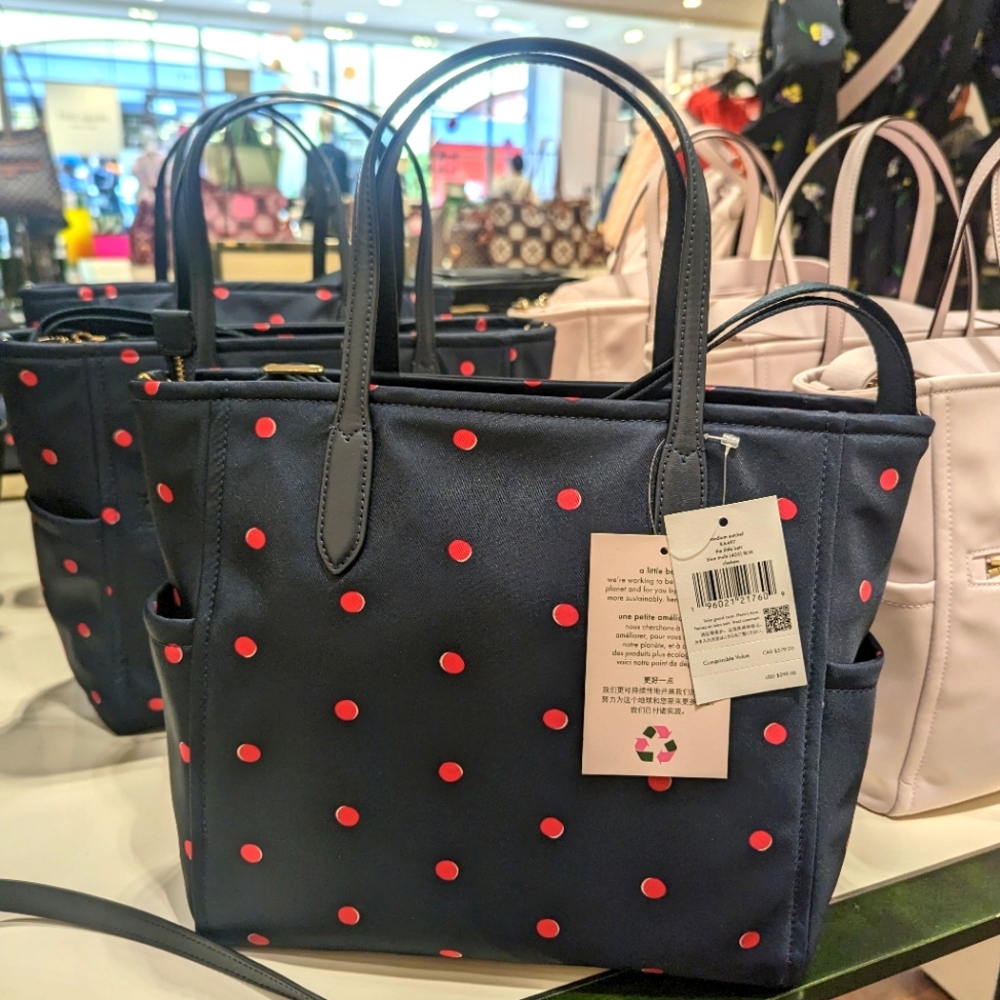 KATE SPADE NEW YORK CHELSEA THE LITTLE BETTER BLUE MULTI MEDIUM SATCHEL KA497. - Picture 3 of 5